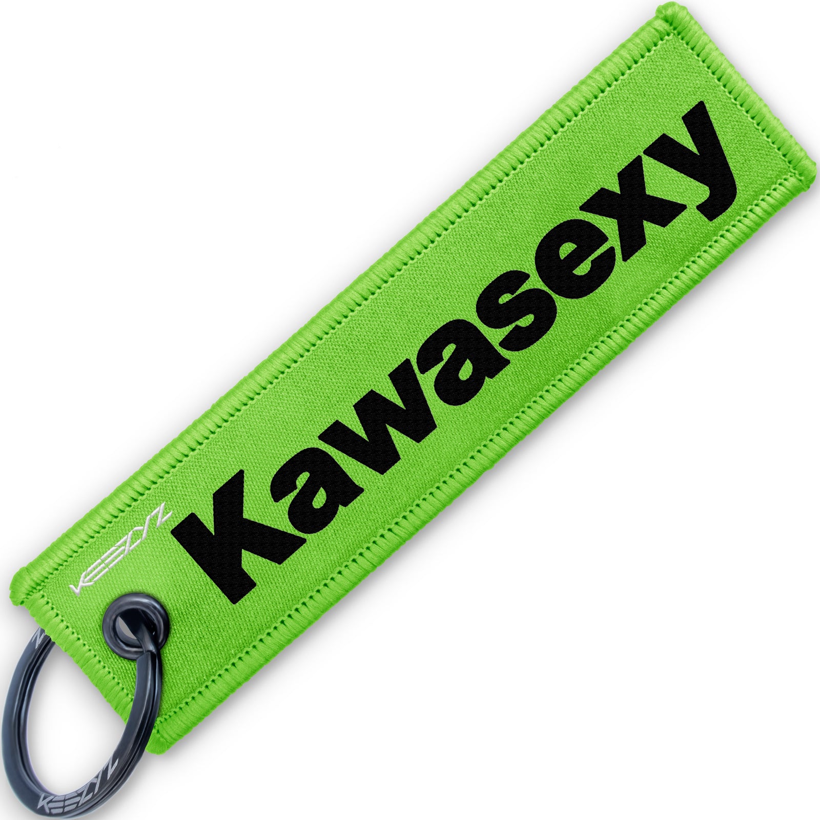 Keezyz Kawasexy keychain with Green border
